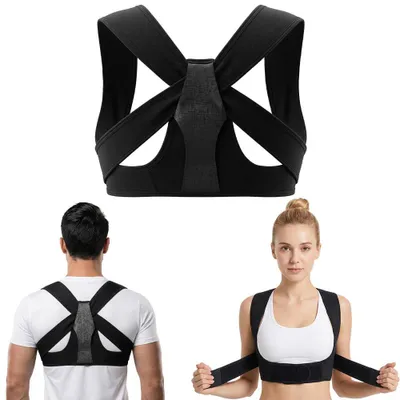 Produktbild von Rückenstütze Haltungskorrektur L/XL, atmungsaktiv und verstellbar, für Rücken