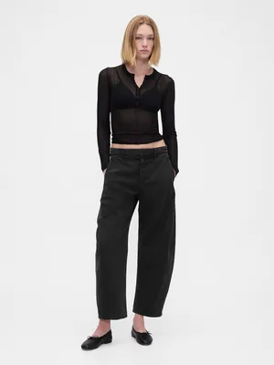 Produktbild von GAP Twill-Hosen mit mittelhohem Bund 12