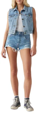 Produktbild von Levi's Damen 501® Original Shorts Denim Shorts,Oxnard Athens Mid Short,30W