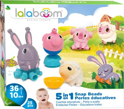 Image de Lalaboom - Boîte cadeau de la ferme, 25pcs.