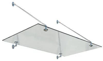 Produktbild von Palram - Canopia Vordach Taurus 1400 silber 91x140 cm