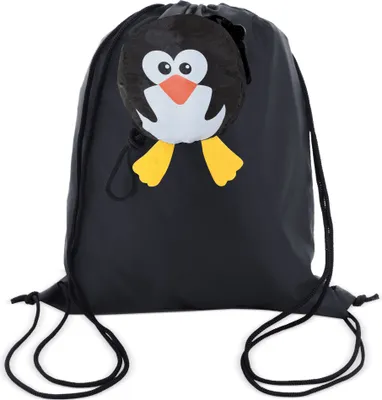 Produktbild von Faltbarer Rucksack (Turnbeutel) Kinder Pinguin
