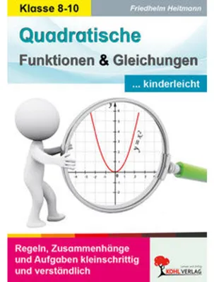Immagine prodotto di Quadratische Funktionen und Gleichungen kinderleicht