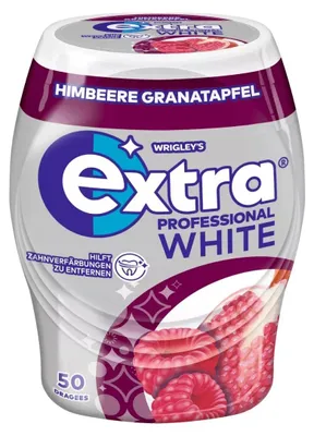 Zdjęcie produktu dla Wrigleys Extra WHITE Raspberry Pomegranate Mix 50 drażetek 70g