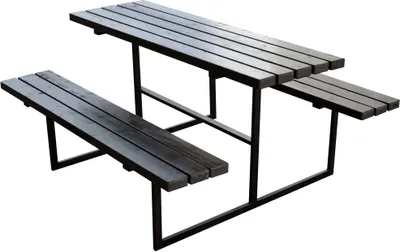 Produktbild von Sitzgarnitur Picknickbank Picknicktisch Holz Gartentisch Sitzgruppe Sitzgarnitur Tisch und Bank