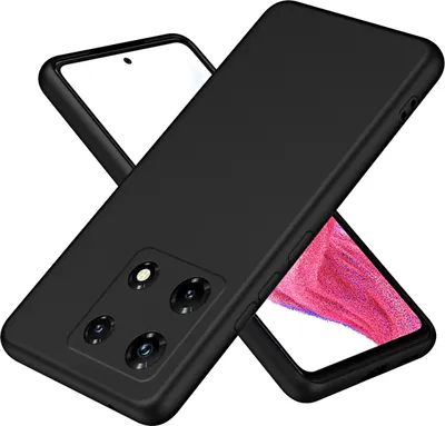 Produktbild von Hülle für Infinix Note 30 Pro, Weiche Flüssig Silikon Schutzhülle, Kratzfestes Case Schwarz