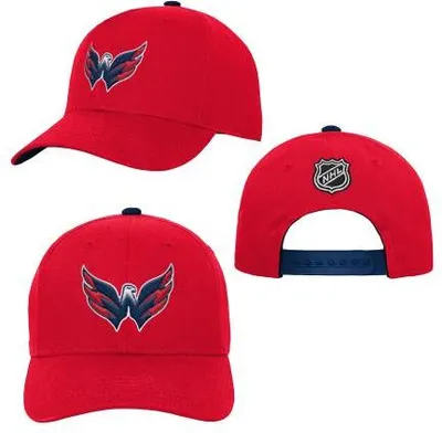 Produktbild von Washington Capitals NHL Precurved Snap Kinderkappe
