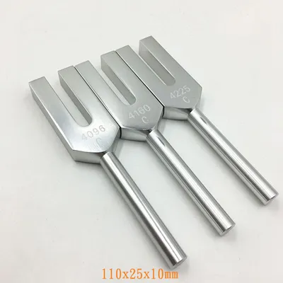 Immagine prodotto di Set di 3 diapason angelici, 4096 Hz, suono meraviglioso, strumento musicale curativo