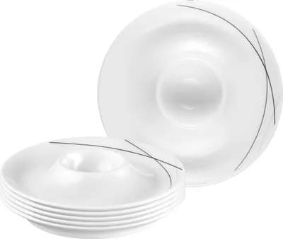 Produktbild von Seltmann Weiden Trio Highline Eierbecher mit Ablage 6er Set