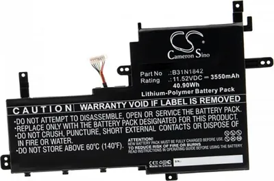 Produktbild von Akku für Asus S531FA-BQ010 Li-Pol 11,52 Volt 3550 mAh schwarz.
