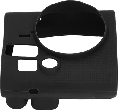 Immagine prodotto di Copertura protettiva per fotocamera, morbida copertura in silicone, resistente all'usura e alle cadute, nera