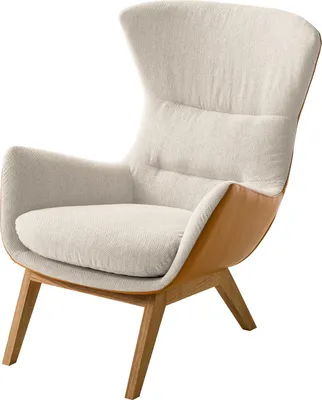 Produktbild von home24 Sessel mit Holzfüßen