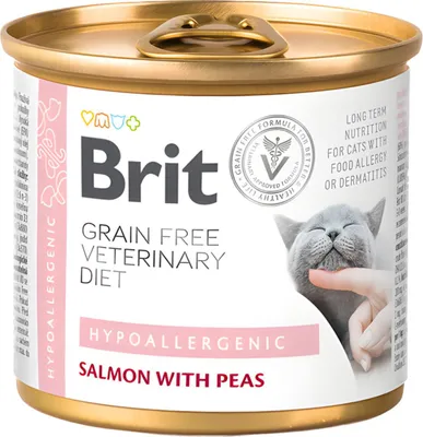 Obrázek produktu pro Brit VD Cat GF konz. Hypoallergenic 200g