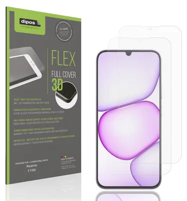 Immagine prodotto di 2x Pellicola protettiva opaca per Realme C100i Protezione Antiurto Anti-Shock