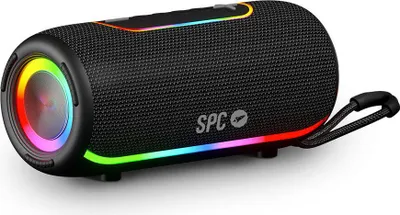 Produktbild von SPC Orbital Storm - Bluetooth-Lautsprecher 60W mit 360°-LED-Licht, 20 h Akkulaufzeit und IPX6