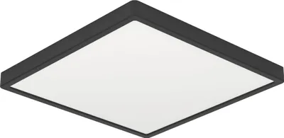 Produktbild von FUEVA 6 Aufbauleuchte - L39 x B39 x H2,5 cm - schwarz - 17,5W inkl. - IP20