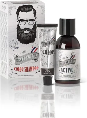 Produktbild von Beardburys Color Shampoo 2n Schwarz