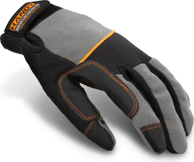 Obrázek produktu pro Pracovní rukavice XL se zapínáním na suchý zip - Silikonová rukojeť - Pohodlné a všestranné - Pro muže i ženy - 1 pár [10257XL]