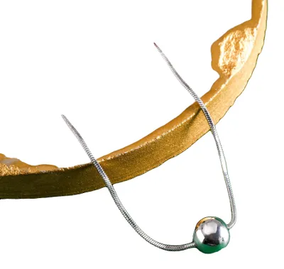 Produktbild von Halskette, 925 Silber, 20g, Damen, Choker-Halsketten, Quarz