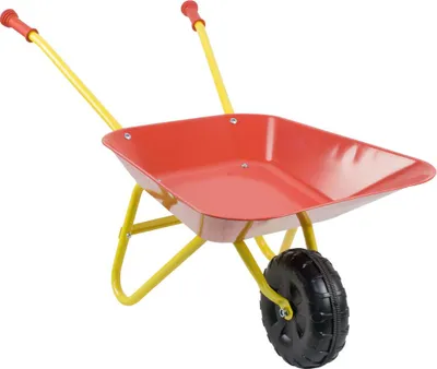 Produktbild von Kinderschubkarre rot gelb 76 x 38 x 38 cm