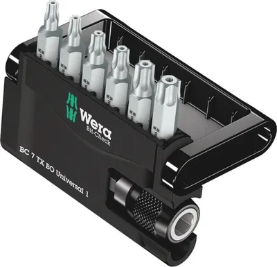 Obrázek produktu pro Wera 05056158001, 6 kusů, Torx Plus, TX10, TX15, TX20, TX25, TX30, TX40, 25 mm