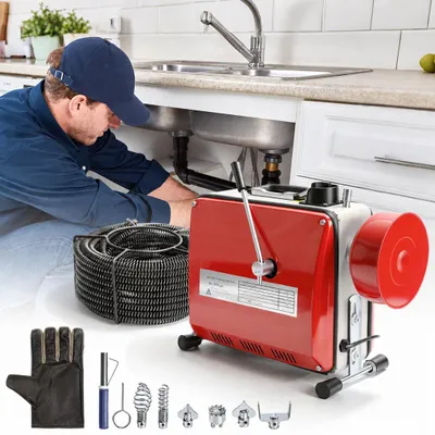 Obrázok produktu pre Izrielar Elektrický čistič potrubia 500 W Čistič potrubia Čistič odpadov