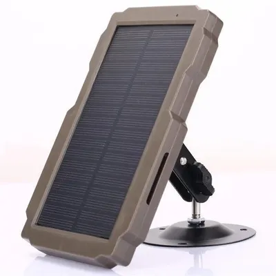 Produktbild von Solarpanel für Wildkameras, integrierter 3000mAh Akku, Metallhalterung