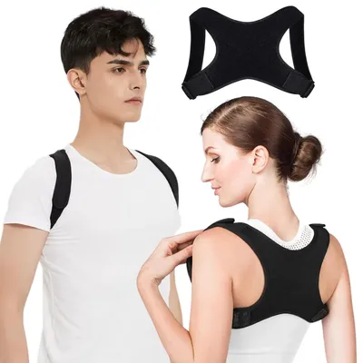Produktbild von Rücken Geradehalter(30X84cm)bequemer Haltungskorrektur Schultergurt,unsichbarer Rückenstützgürtel, Verstellbare Rückenstütze