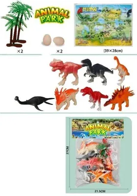 Immagine prodotto di Dinosauri con tappetino da 12 pezzi - Ciuciubabka