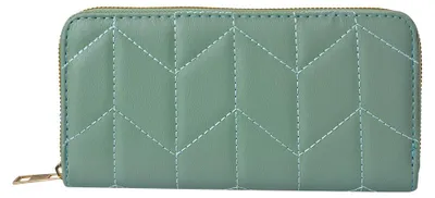 Produktbild von Clayre & Eef Brieftasche 19x9 cm Grün Kunstleder