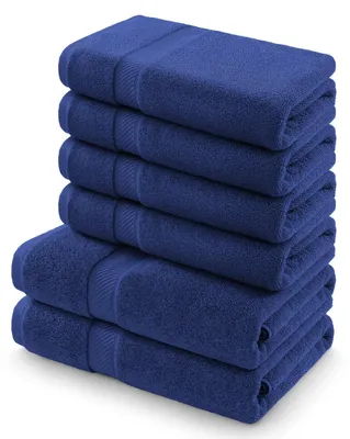 Produktbild von Omgoods – Set mit 6 Handtüchern – 100% Baumwolle, weich und saugfähig