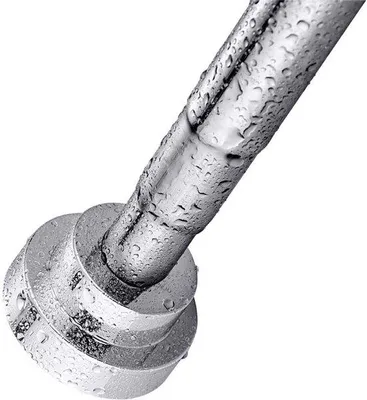 Produktbild von Famanu Duschvorhangstange 105-170 cm, verstellbar, rutschfest, ohne Bohren
