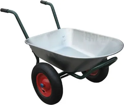 Image de Varan Motors - WB6407 Brouette avec 2 roues, 80 litres, max 120kg