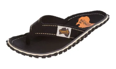 Produktbild von Gumbies Islander Black Zehentrenner in Übergrößen Schwarz 2215 große Unischuhe, Größe:45