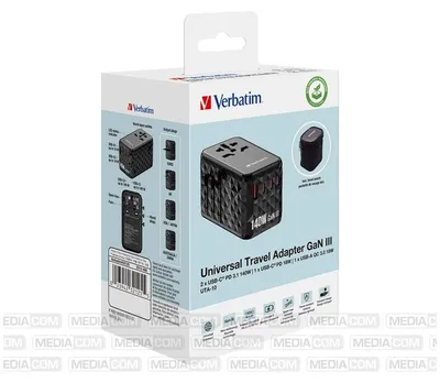 Obrázek produktu pro Verbatim 32125, Vnitřní, AC, Černá