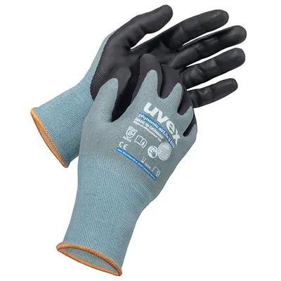 Produktbild von uvex Schutzhandschuh phynomic airLite B ESD blau, schwarz Gr. 8
