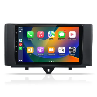 Produktbild von Android15 carplay 2+64G DAB+ Für Mercedes benz Smart Fortwo 451 2010-2015 Autoradio GPS Navi Sat WIFI SWC BT USB