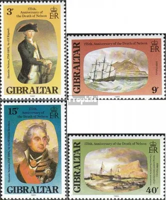 Produktbild von Briefmarken Gibraltar 1980 Mi 409-412 (kompl.Ausg.) postfrisch Nelson
