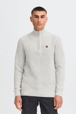 Produktbild von !SOLID SDRICARDO Herren Strickpullover Troyer Grobstrick Pullover Baumwollmischung regular fit