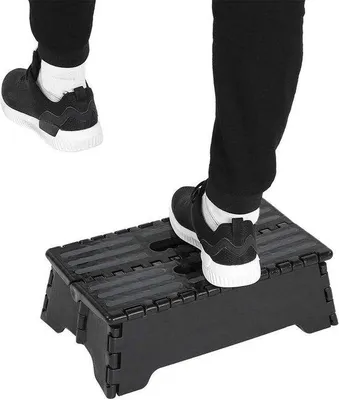 Produktbild von Famanu Klapphocker aus Kunststoff - Antirutsch, platzsparend, 100 kg
