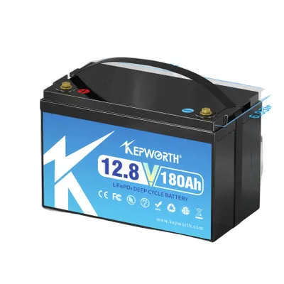 Zdjęcie produktu dla Akumulator litowo-żelazowo-fosforanowy, 12,8 V 40 Ah/100 Ah/180 Ah, ze zintegrowanym systemem BMS i wydłużoną żywotnością, 14 kg