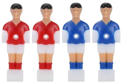 Produktbild von Tischfußball Ersatzteile - Kunststoff Fußballspieler - Einfache Installation - Leicht - Langlebig - Ideal für Turnierstil - Tischfußballspieler