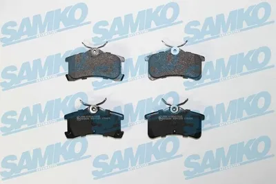 Produktbild von SAMKO Bremsbeläge Satz Hinten Bremsklötze für TOYOTA COROLLA Liftback (E11) 5SP1233