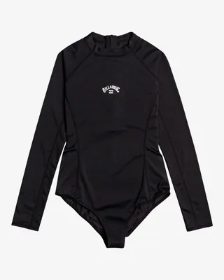 Produktbild von Billabong Tropic Damen-langarm-shorty Mit Rückenreißverschluss Schwarz M Frau Schwarz M