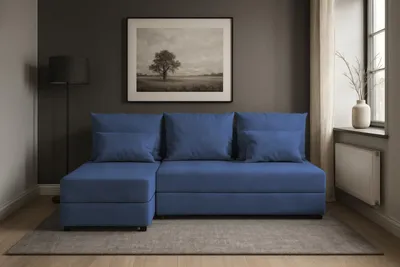 Produktbild von Couchgarnitur Ecksofa CARIM OSL L-Form mit Schlaffunktion und Bettkasten