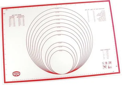 Produktbild von Famanu Back- und Ausrollmatte aus glasfaserverstärktem Silikon - 60 x 40 cm