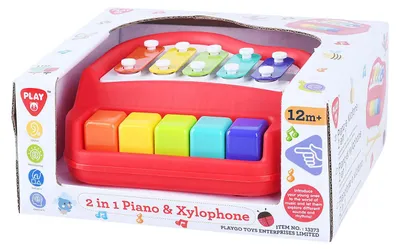 Produktbild von Playgo 2-in-1-Klavier und Xylophon