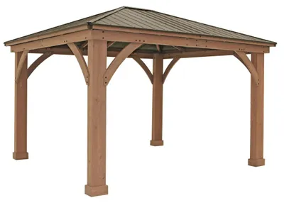 Produktbild von Westmann Holz Pavillon Devon 1214 Natur 427x366x317 cm
