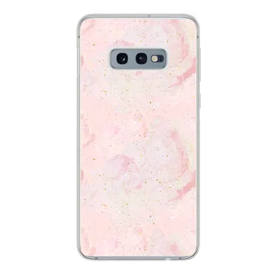 Produktbild von MuchoWow® Handyhülle Schutzhülle Hülle für Samsung Galaxy S10e Marmor - Rosa - Glitter - Gold - Muster Silikon Softcase Handy Hülle - Handy