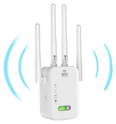 Productafbeelding van WLAN-versterker, 300 Mbps snelheid, eenvoudige installatie, EU-stekker